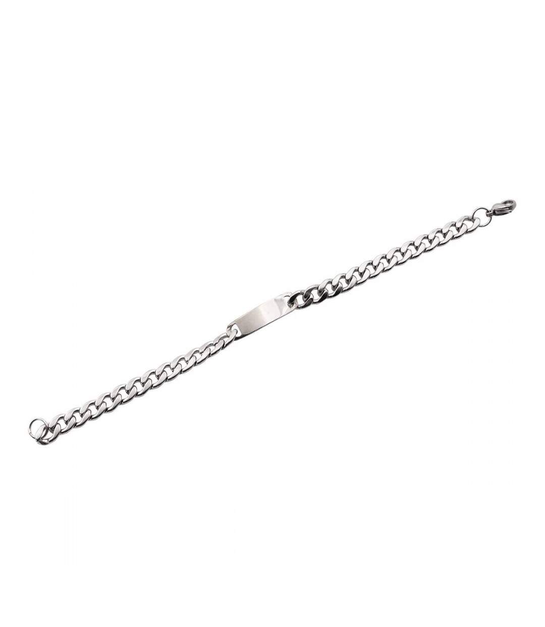 Gourmette Bracelet Acier pour Femme-3