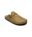 OZABI Sabots Homme Cuir Synthétique Boucle Ajustable Semelle Liège-1
