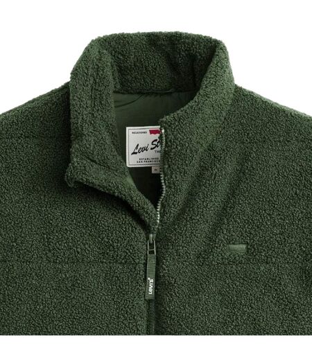 Mens Rocky Quilted Puffer Jacket Green Levis