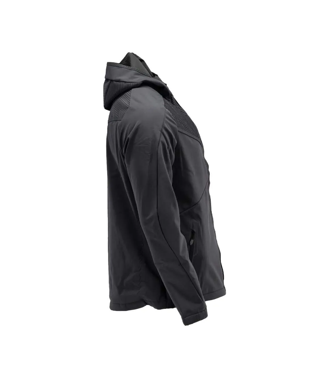 Mens Customised Soft Shell Jacket Black Mascot-4