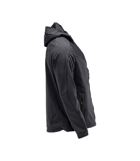 Mens Customised Soft Shell Jacket Black Mascot