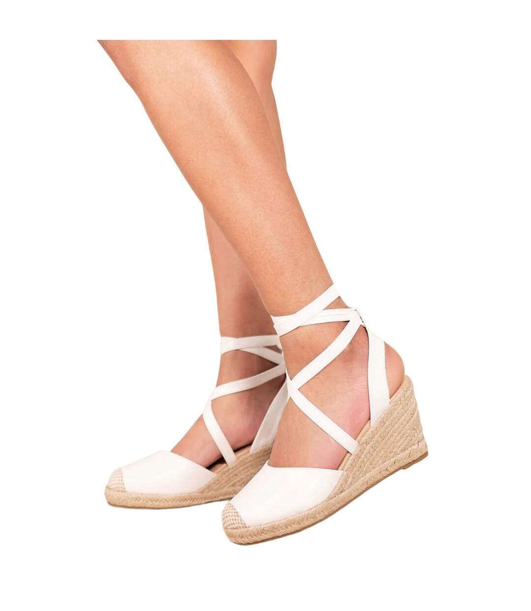 Espadrilles juniper femme blanc Where´s That From-1