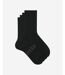 Lot de 2 Paires de Mi-Chaussettes Basique Coton-3