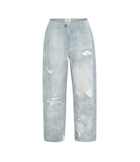 Jean Motif/style Usé Femme Bleu Firetrap