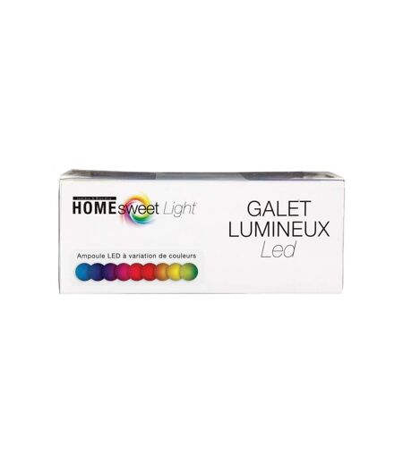 Galet LED Lumineux 12cm Multicolore