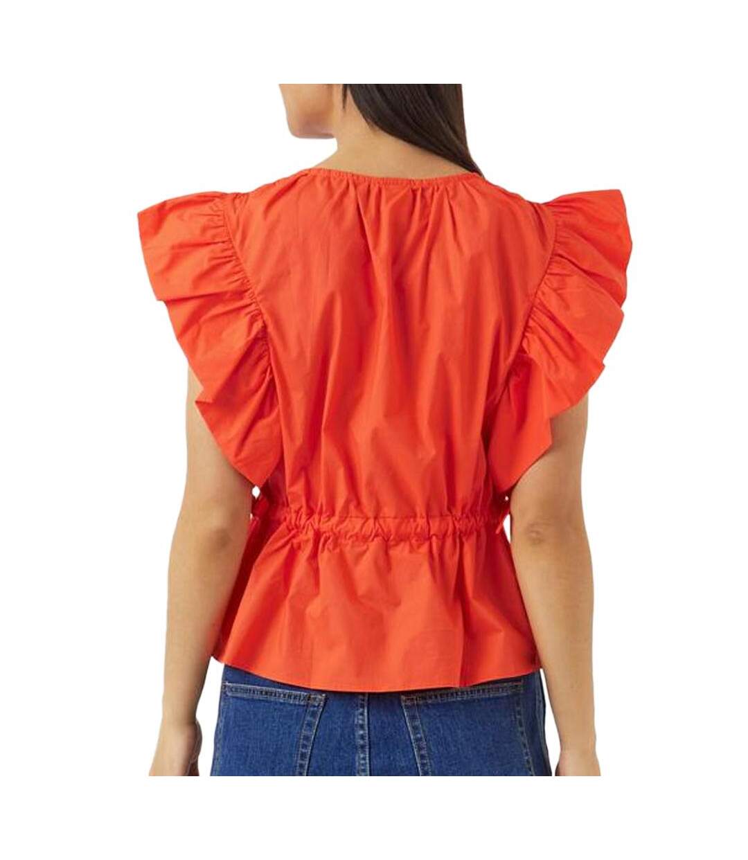 Blouse rouge femme yas 26037290-2