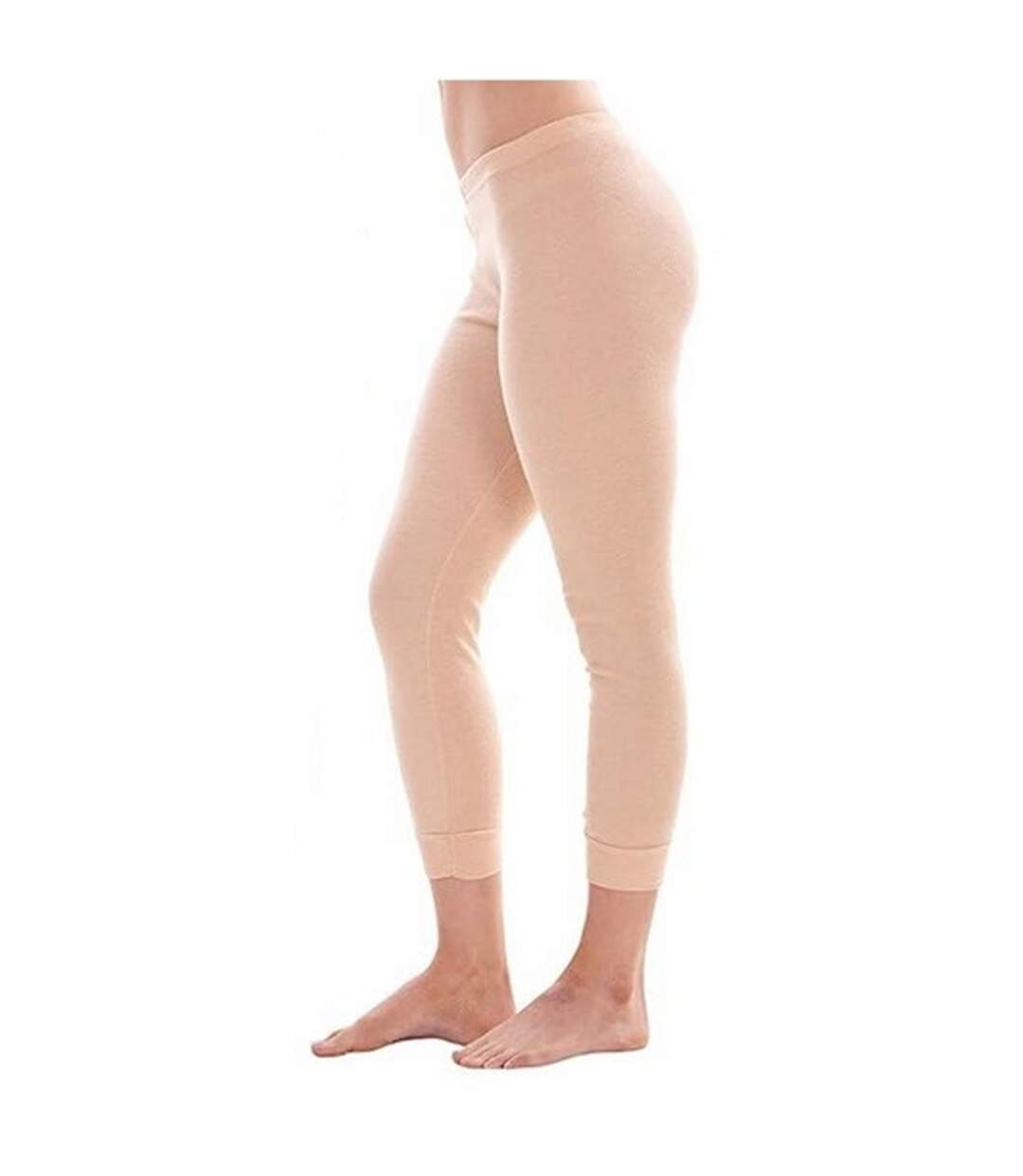Leggings Thermiques Heatforce Femme Beige Keanu-2