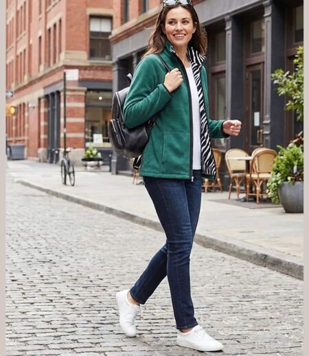 Veste en polaire contre collé reversible SH1187