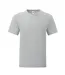 Mens Iconic 150 T-shirt Zinc Fruit Of The Loom-1
