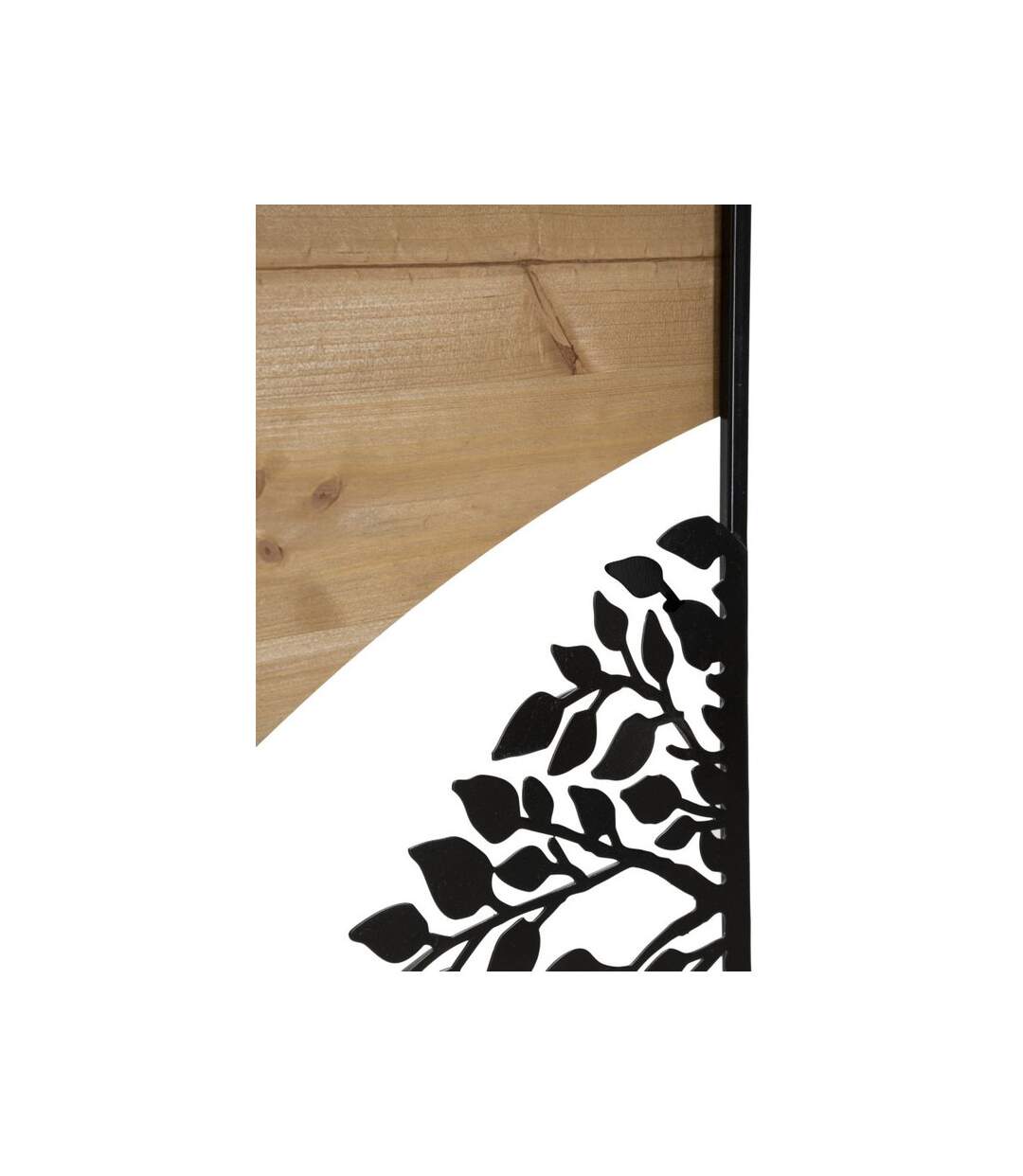 Lot de 3 Décorations Murales Encadrées Arc 105cm Noir & Naturel-2