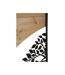 Lot de 3 Décorations Murales Encadrées Arc 105cm Noir & Naturel-2