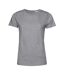 Womens/ladies Inspire E150 T-shirt Heather Grey B&C-1