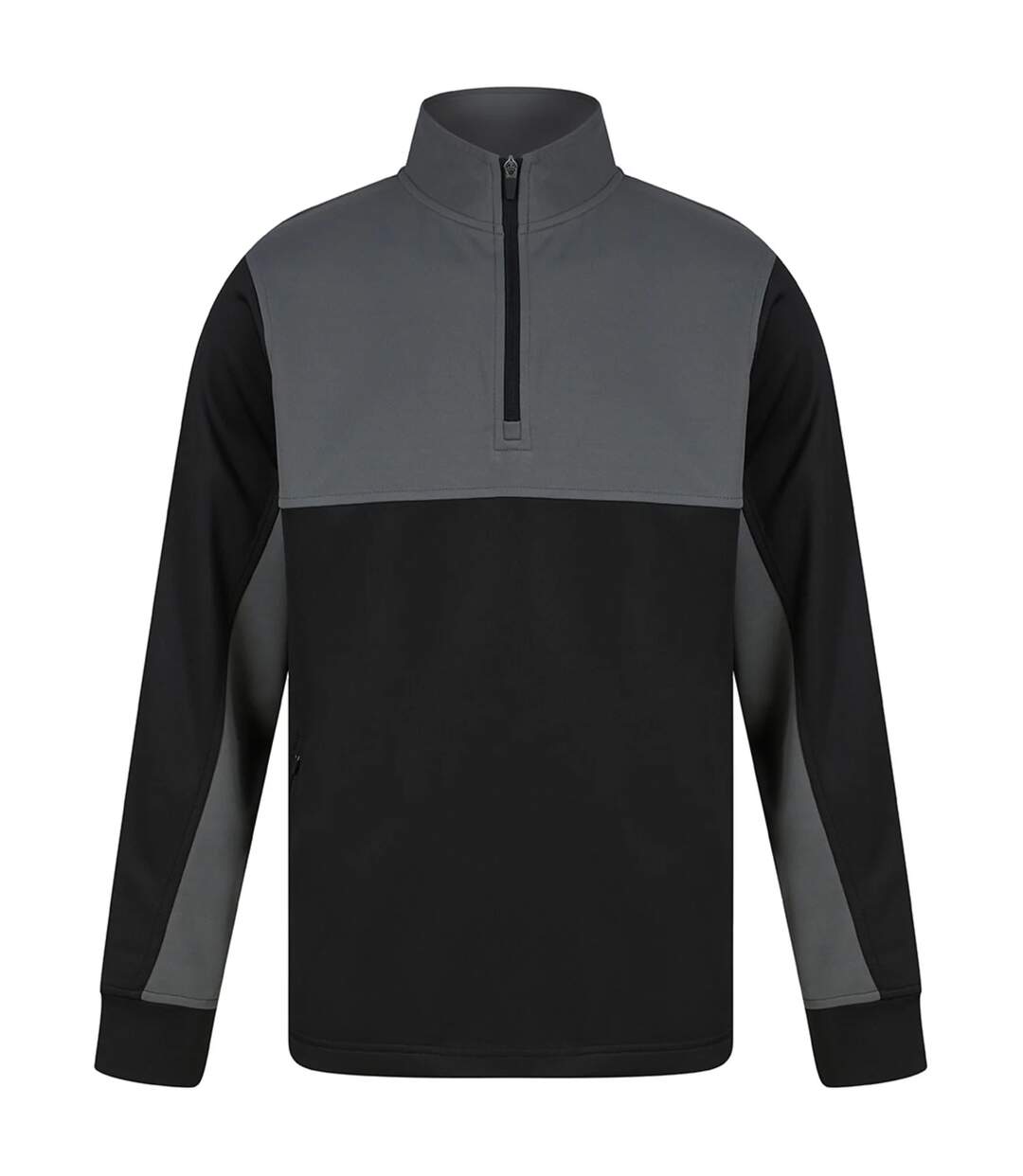 Haut De Survêtement Homme Noir Gris Foncé Finden & Hales-1