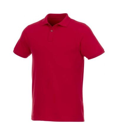 Elevate Mens Beryl Short Sleeve Polo Shirt (Red)