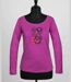 Mayflower NEON1 : Tee-shirt manches longues rose fushia 100% coton éclatant-3