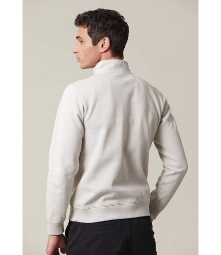 Pull col zippé en coton pour homme KENT