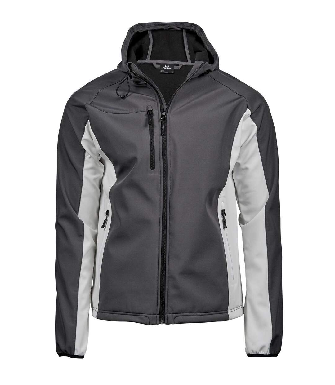 Veste softshell technique à capuche - homme - 9514 - gris-2