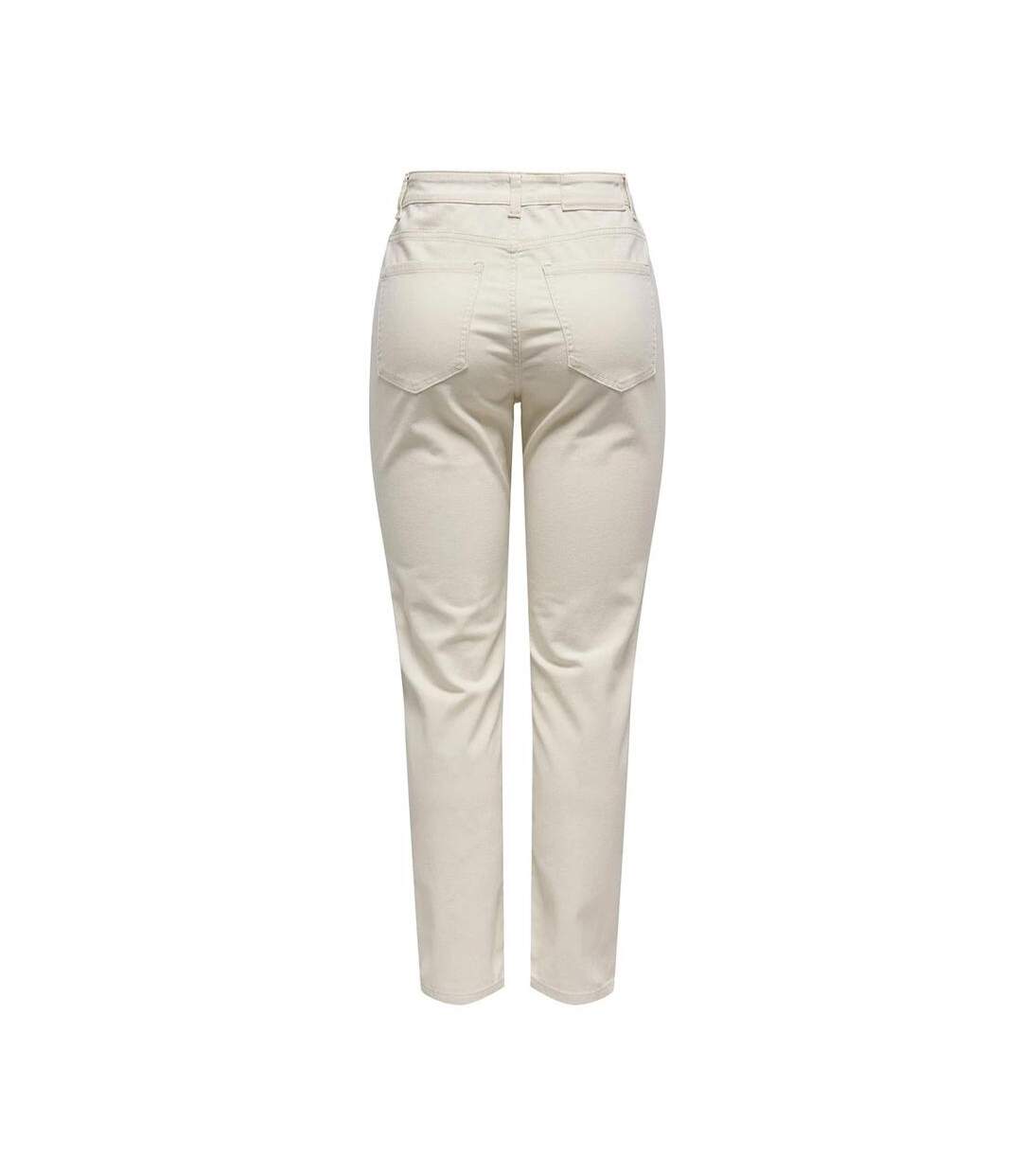 Jean Slim Beige Femme Only Lelma - W26-L32-2