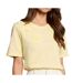 T-Shirt jaune femme morgan defi-1