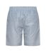 Mens Layotta Geometric Pattern Swim Shorts Denim Blue Crosshatch-2