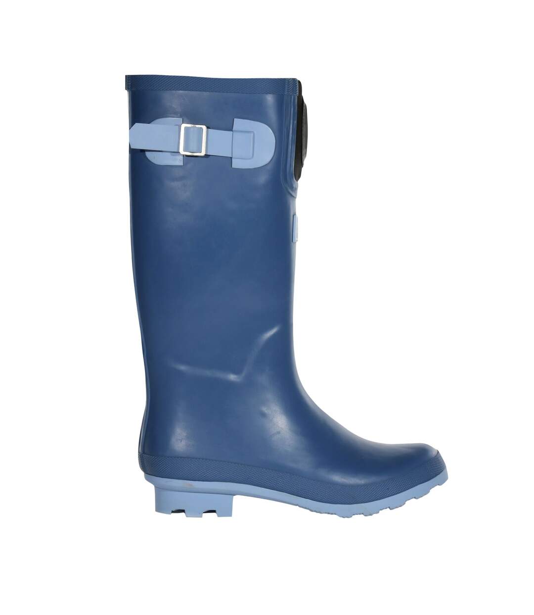 Womens/ladies fairweather shine led wellington boots slate blue Regatta-3