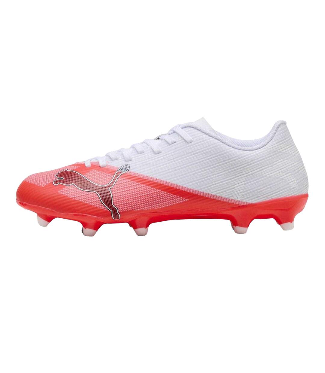Mens Ultra 7.4 Firm Ground Football Boots White Red Puma-3