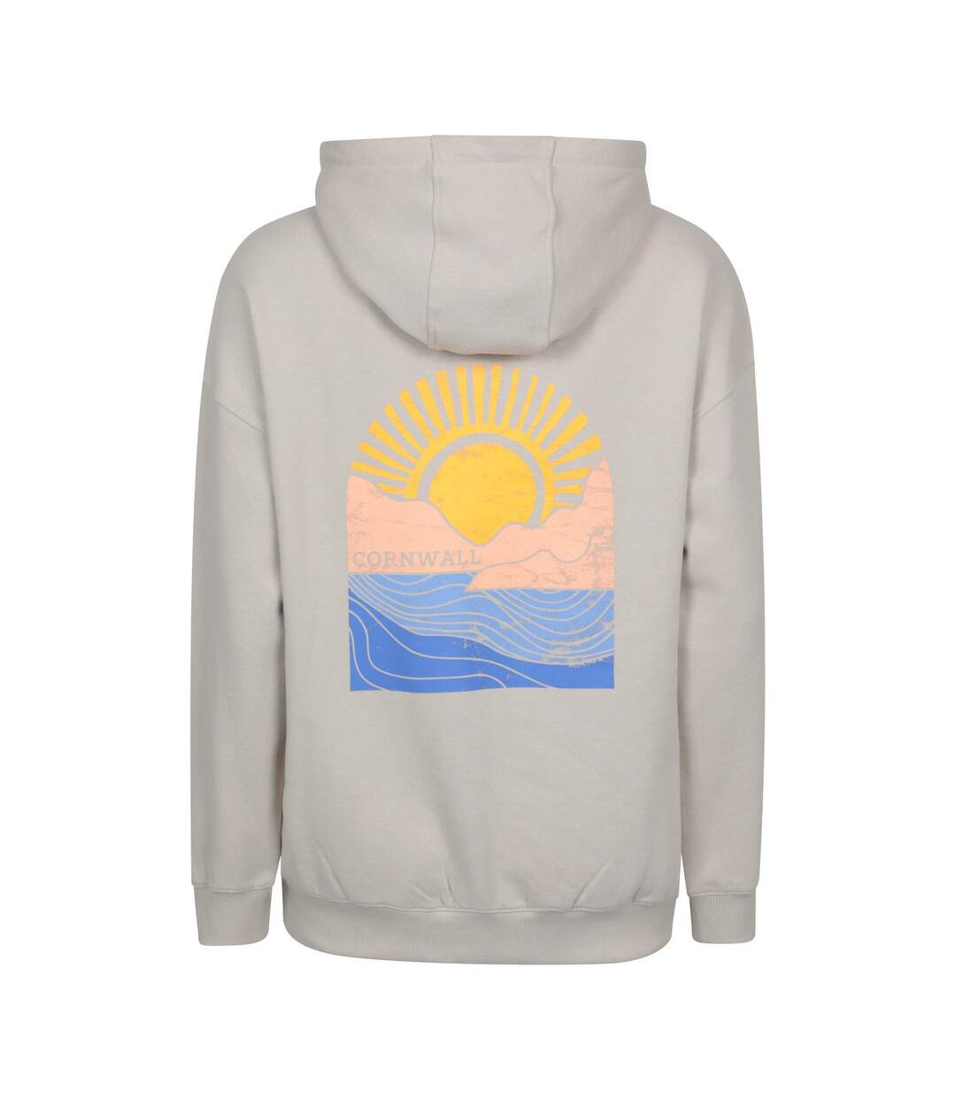 Womens/ladies Cornwall Relaxed Fit Hoodie Light Beige Mountain Warehouse-2