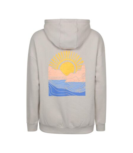 Womens/ladies Cornwall Relaxed Fit Hoodie Light Beige Mountain Warehouse
