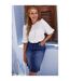 Womens/ladies crete top white Mountain Warehouse-1