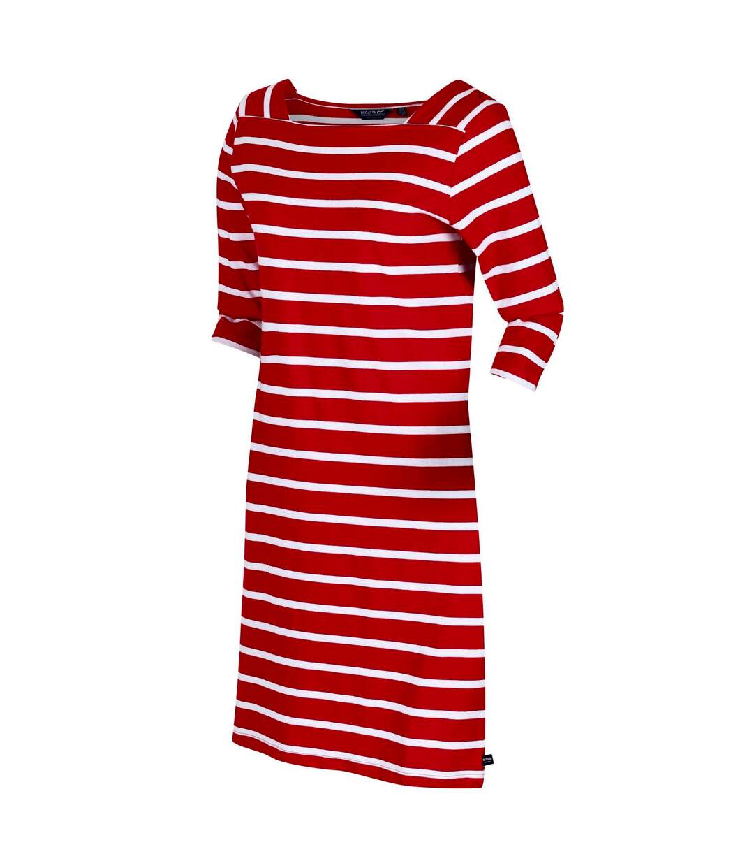 Robe décontractée paislee femme rouge / blanc Regatta-4