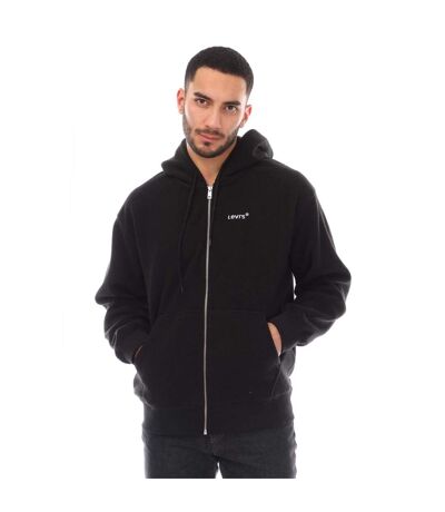 Sweat À Capuche Headline Homme Bleu Marine Levis