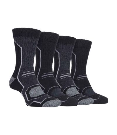 4 Paires Chaussettes de Randonnée Homme Rembourré