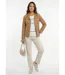 Blouson zippé tissu suédé velouté-3