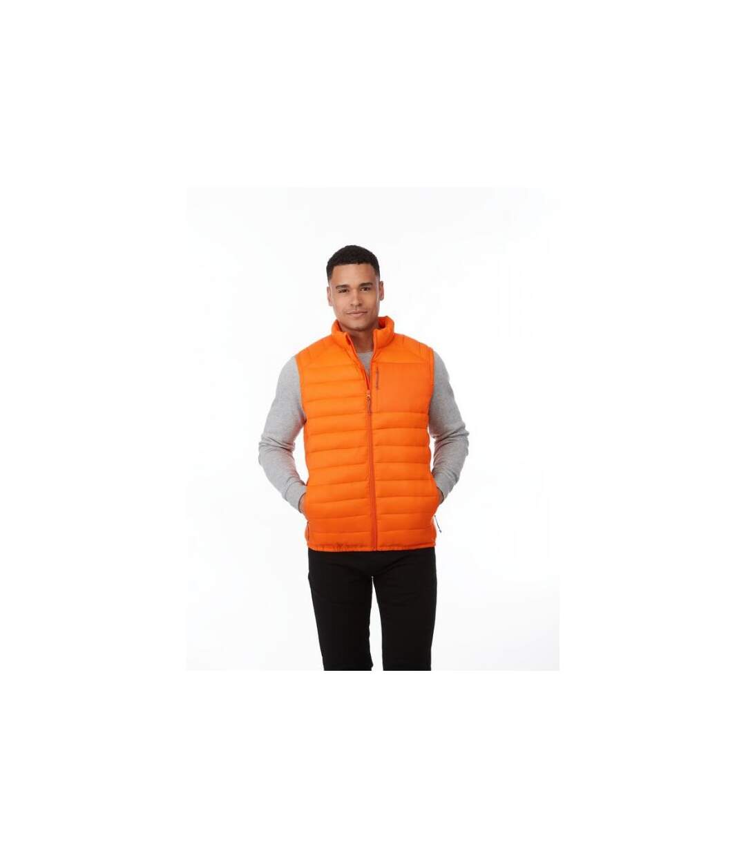 Mens Pallas Insulated Bodywarmer Orange Elevate-3