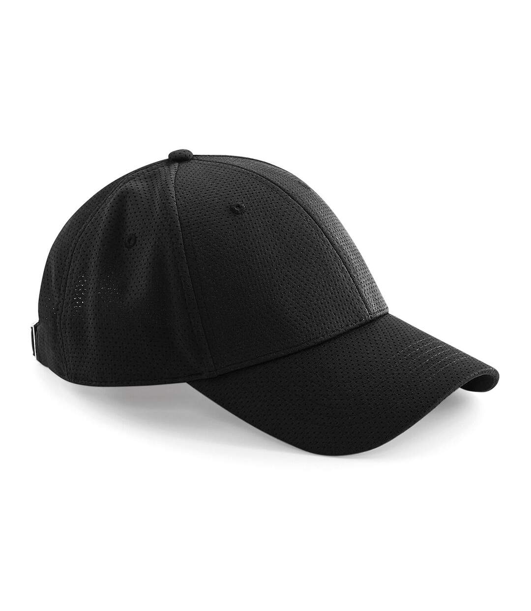 Casquette six panneaux air mixte noir Beechfield-1