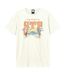 T-shirt Desert Highway Adulte Vieux Blanc Amplified-1