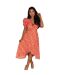 Robe Portefeuille Motif/style Cœurs Femme Rouge AX Paris-2