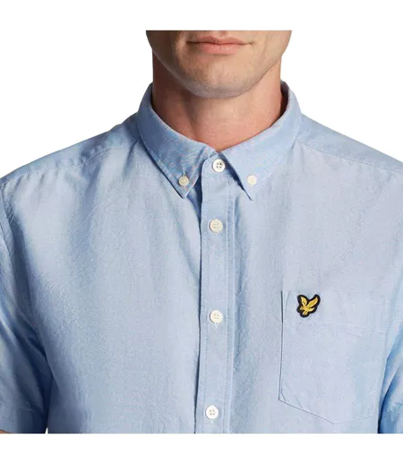 Chemise Manches Courtes Homme Bleu Lyle & Scott