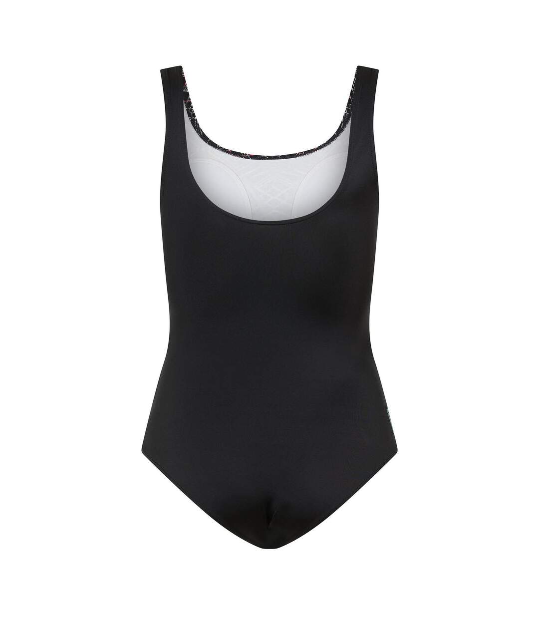 Womens/ladies Electric Scoopback One Piece Swimsuit Black Zoggs-2
