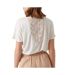 T-shirt Blanc Dentelle Femme Vero Moda Marijune - L