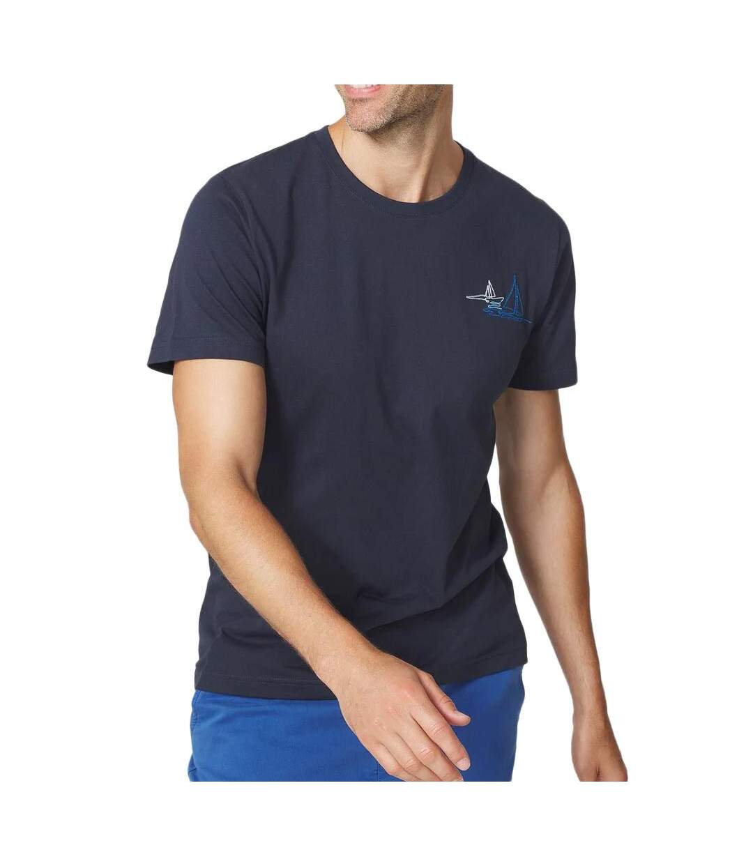 T-Shirt marine homme tbs navy bateau - 3xl-1