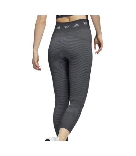 Legging Gris Femme Adidas Ak Brnd 7/8t - M