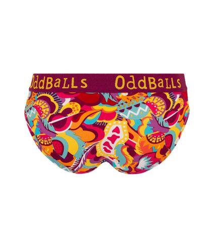 Womens/ladies festival briefs multicoloured OddBalls