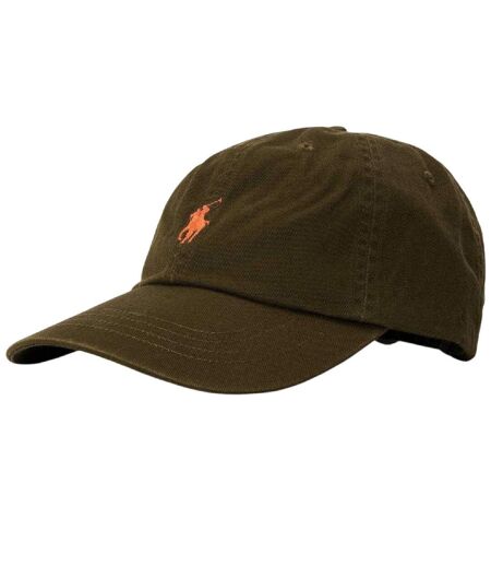Embroidered Logo Baseball Cap Olive Ralph Lauren