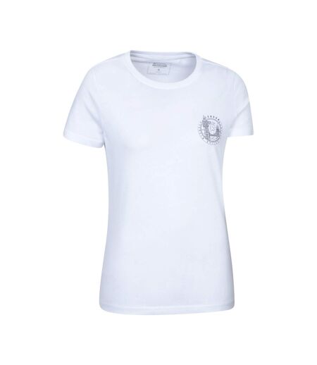 Womens/ladies London Short-sleeved T-shirt White Mountain Warehouse