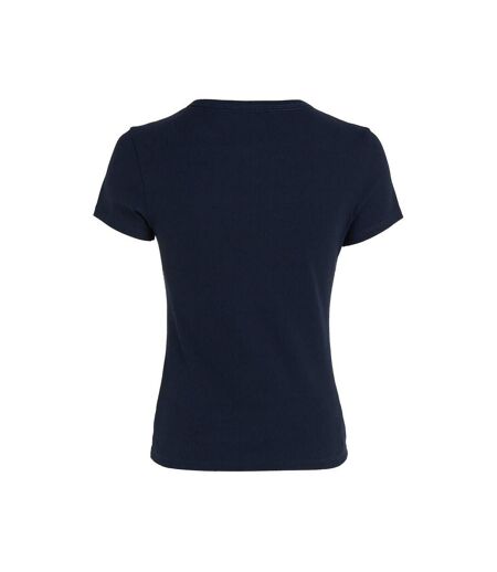 T-shirt Motif/style Logo Femme Bleu Marine Foncé Tommy Jeans