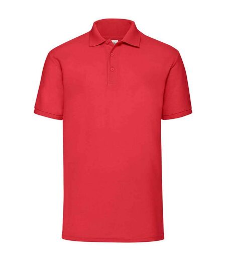 Polo homme rouge Fruit of the Loom