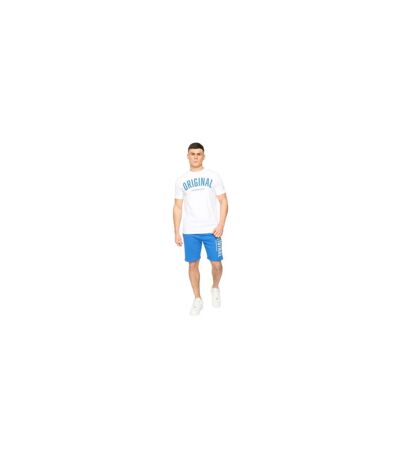 Short Kensby Homme Bleu Roi Crosshatch