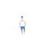 Short Kensby Homme Bleu Roi Crosshatch-1