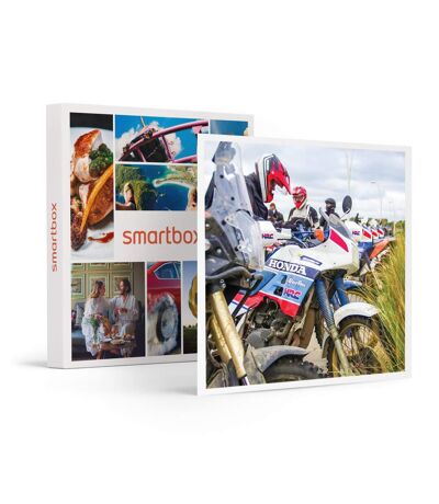 Journée de randonnée en moto avec équipement de pilote intégral et collations - SMARTBOX - Coffret Cadeau Sport & Aventure